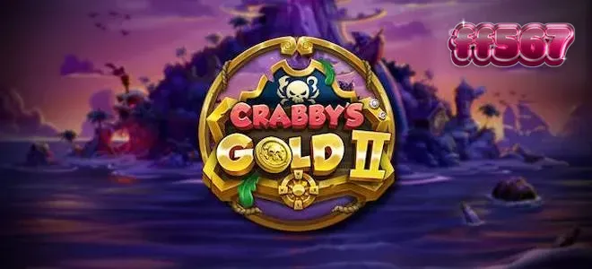 Interface de jogo do caça-níqueis Crabby’s Gold II com tema pirata
