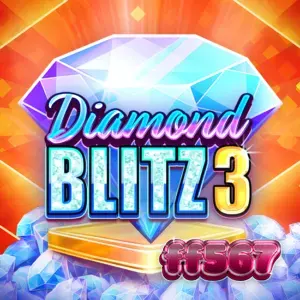 Interface de jogo do slot Diamond Blitz 3 em um smartphone
